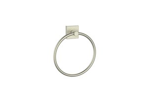 Brushed Nickel Towel Ring - Harvel Collection