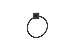 Matte Black Towel Ring - Harvel Collection