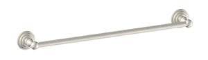 Brushed Nickel 24” Towel Bar - Behel Collection