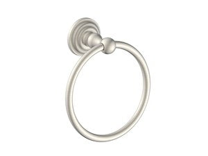 Brushed Nickel Towel Ring - Behel Collection