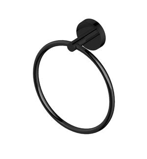 Matte Black Towel Ring - Singleton Collection