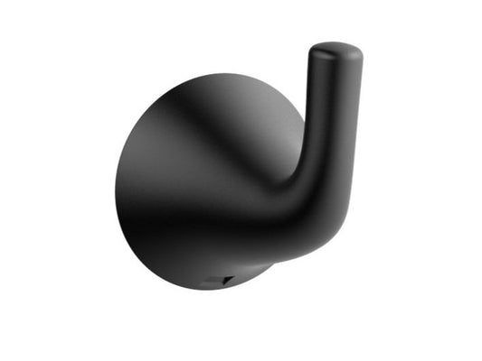 Matte Black Robe Hook - Bailey Collection