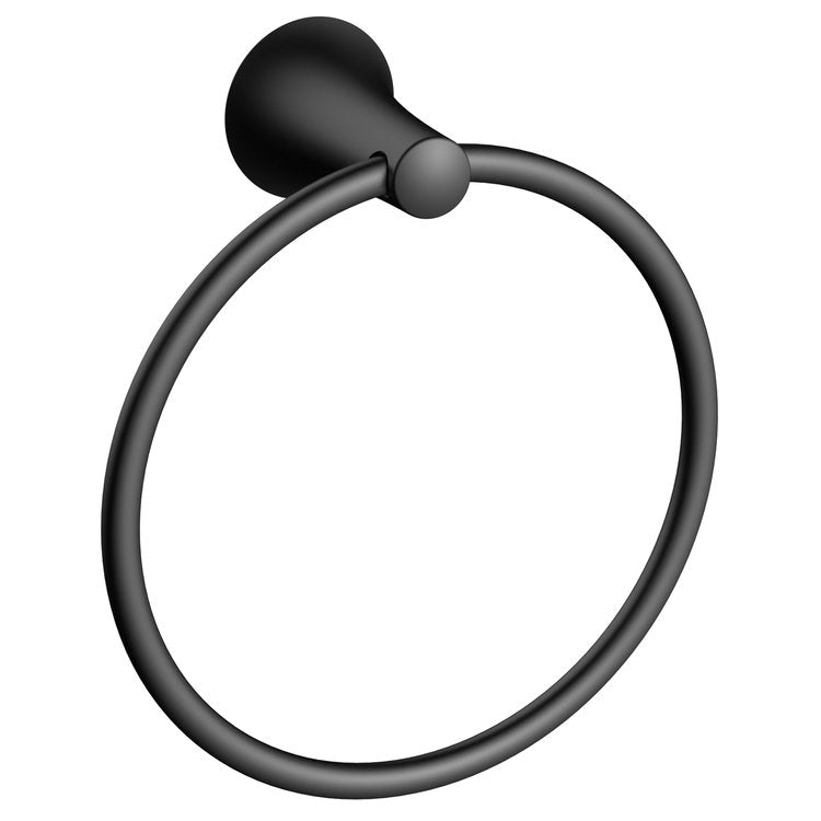 Matte Black Towel Ring - Bailey Collection