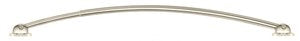 1” BRUSHED NICKEL ADJUSTABLE CURVED SHOWER ROD (54” - 72”)