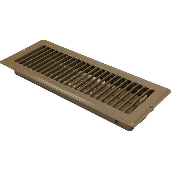 4 x 10 Brown Floor Register