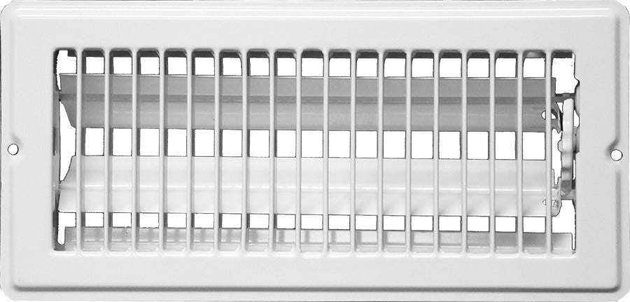 4 x 10 White Floor Register
