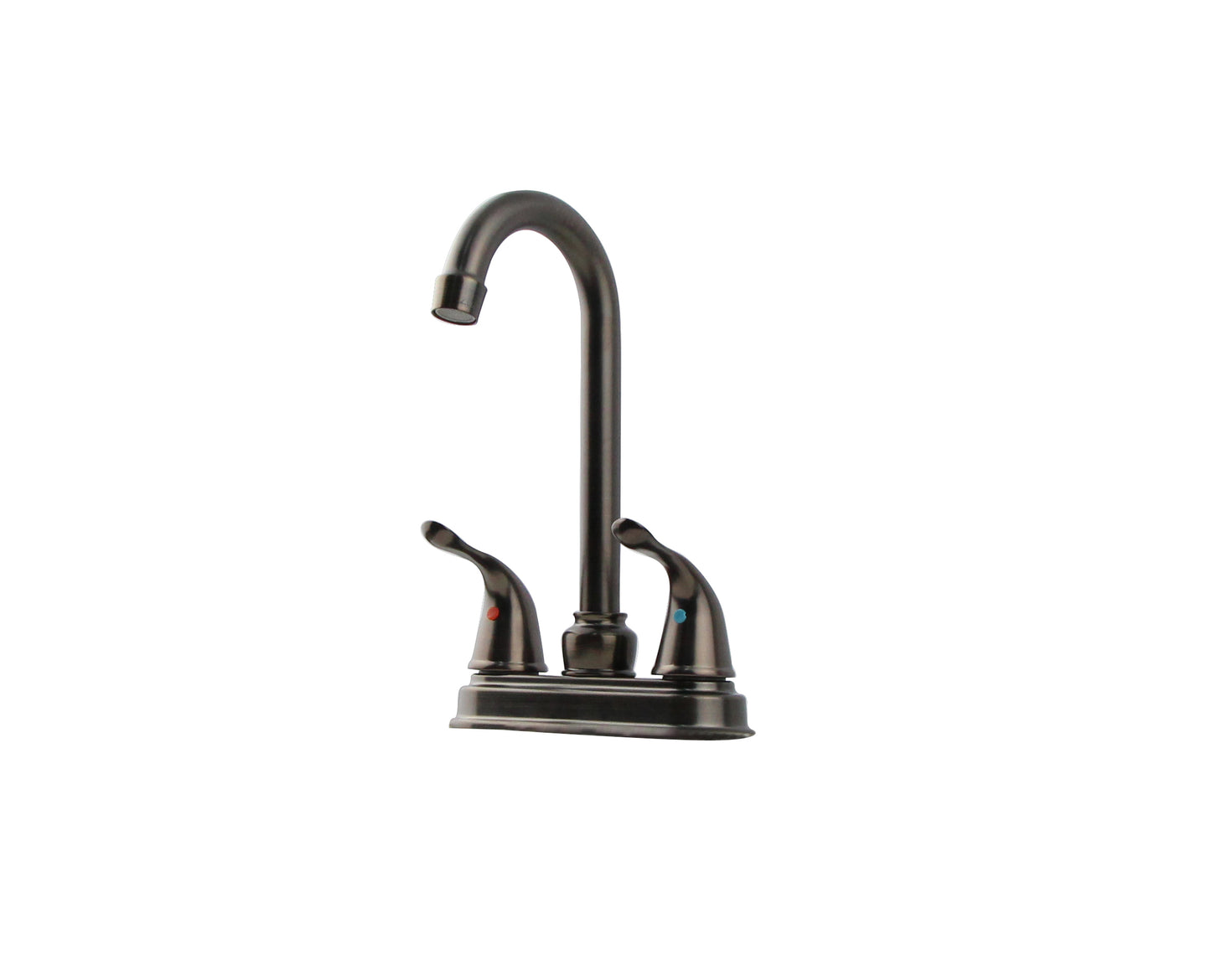 4" Bar Faucet, Metal Handles